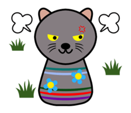 Cute kokeshi doll animals Part 1 sticker #6488207