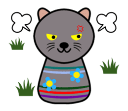 Cute kokeshi doll animals Part 1 sticker #6488207