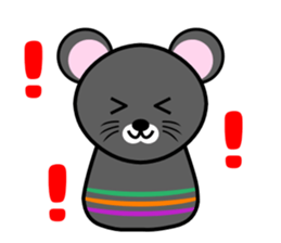 Cute kokeshi doll animals Part 1 sticker #6488208