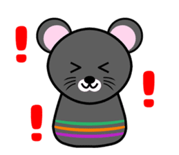 Cute kokeshi doll animals Part 1 sticker #6488208