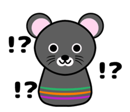 Cute kokeshi doll animals Part 1 sticker #6488210