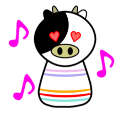 Cute kokeshi doll animals Part 1 sticker #6488220