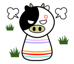 Cute kokeshi doll animals Part 1 sticker #6488223