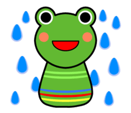 Cute kokeshi doll animals Part 1 sticker #6488228