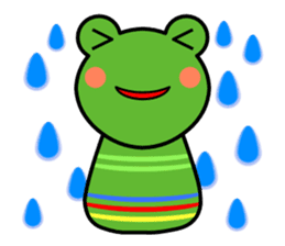 Cute kokeshi doll animals Part 1 sticker #6488229