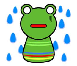 Cute kokeshi doll animals Part 1 sticker #6488230