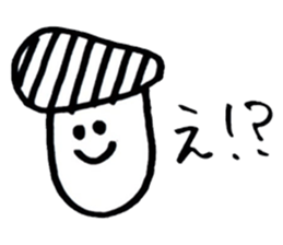 Simple cute graffiti sticker sticker #6488842