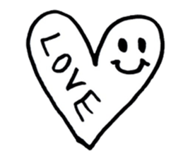 Simple cute graffiti sticker sticker #6488858