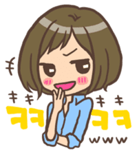 Hangul Girl sticker #6489252