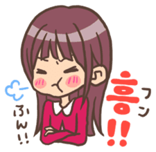 Hangul Girl sticker #6489268