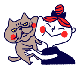 Busakawa-nyanko sticker #6489399