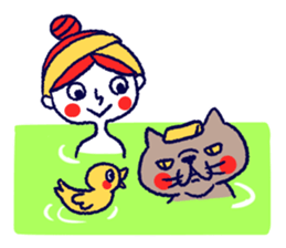 Busakawa-nyanko sticker #6489427