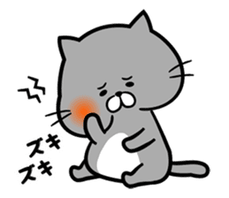 A sticker of sick cats sticker #6489760