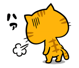A sticker of sick cats sticker #6489772