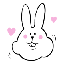 belly reduces rabbit sticker #6489992