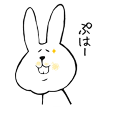 belly reduces rabbit sticker #6489994