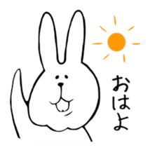 belly reduces rabbit sticker #6489998