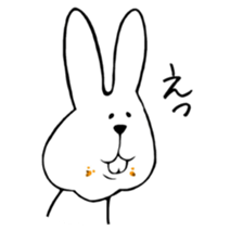 belly reduces rabbit sticker #6490001