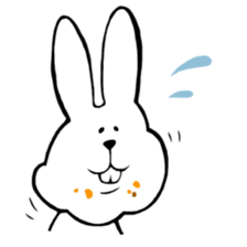 belly reduces rabbit sticker #6490003