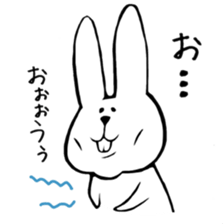belly reduces rabbit sticker #6490006