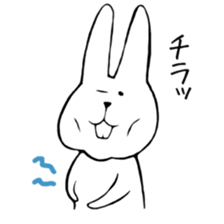 belly reduces rabbit sticker #6490008