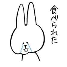 belly reduces rabbit sticker #6490010