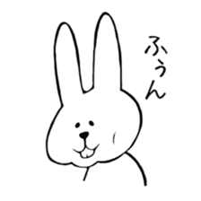 belly reduces rabbit sticker #6490019