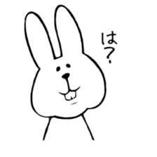 belly reduces rabbit sticker #6490020