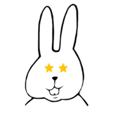 belly reduces rabbit sticker #6490022