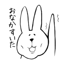belly reduces rabbit sticker #6490024