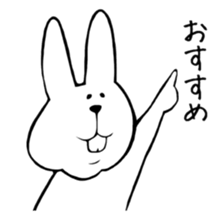 belly reduces rabbit sticker #6490026