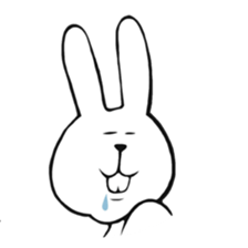 belly reduces rabbit sticker #6490030