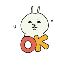 Frequently used rabbit stamp sticker #6490112