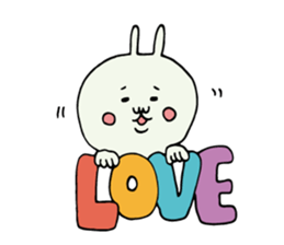 Frequently used rabbit stamp sticker #6490116