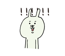 Frequently used rabbit stamp sticker #6490128