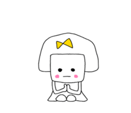 Her name is Mi-chan. sticker #6490455