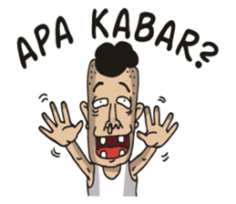 jambul the single guy sticker #6490512