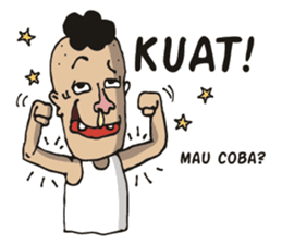 jambul the single guy sticker #6490514