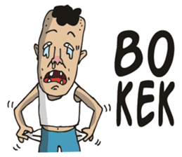 jambul the single guy sticker #6490516