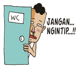 jambul the single guy sticker #6490523