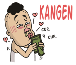 jambul the single guy sticker #6490525