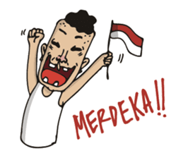 jambul the single guy sticker #6490531