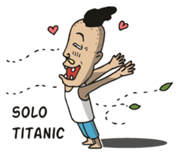 jambul the single guy sticker #6490548