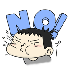 CUTE JAPANESE BABY STICKER sticker #6491113