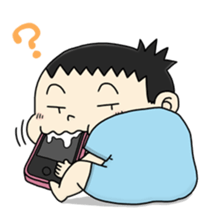 CUTE JAPANESE BABY STICKER sticker #6491119