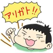 CUTE JAPANESE BABY STICKER sticker #6491120