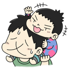 CUTE JAPANESE BABY STICKER sticker #6491125