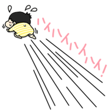 CUTE JAPANESE BABY STICKER sticker #6491135