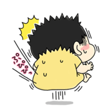 CUTE JAPANESE BABY STICKER sticker #6491139