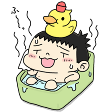 CUTE JAPANESE BABY STICKER sticker #6491143